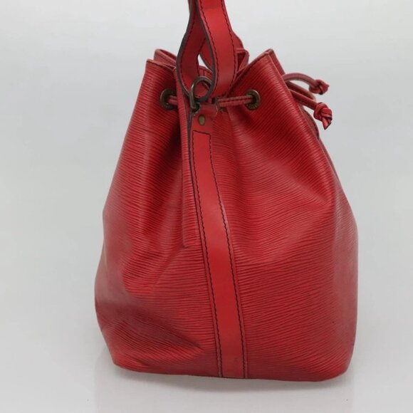 LOUIS VUITTON Epi Petit Noe Shoulder Bag Red - Picture 3 of 15
